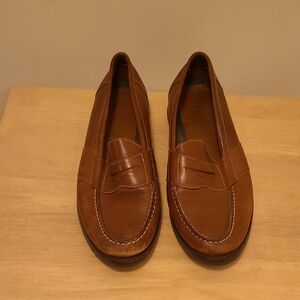Classic Brown Leather Loafers